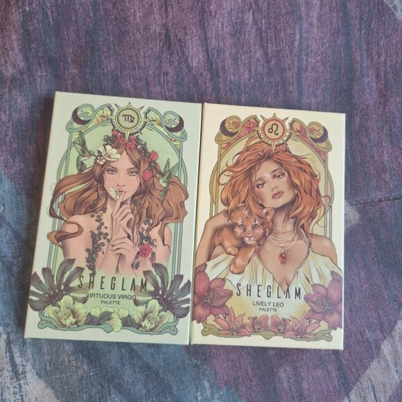 ββ Sheglam Zodiac Eyeshadow Duo β Leo + Virgo Palettes ββ - Picture 2 of 2